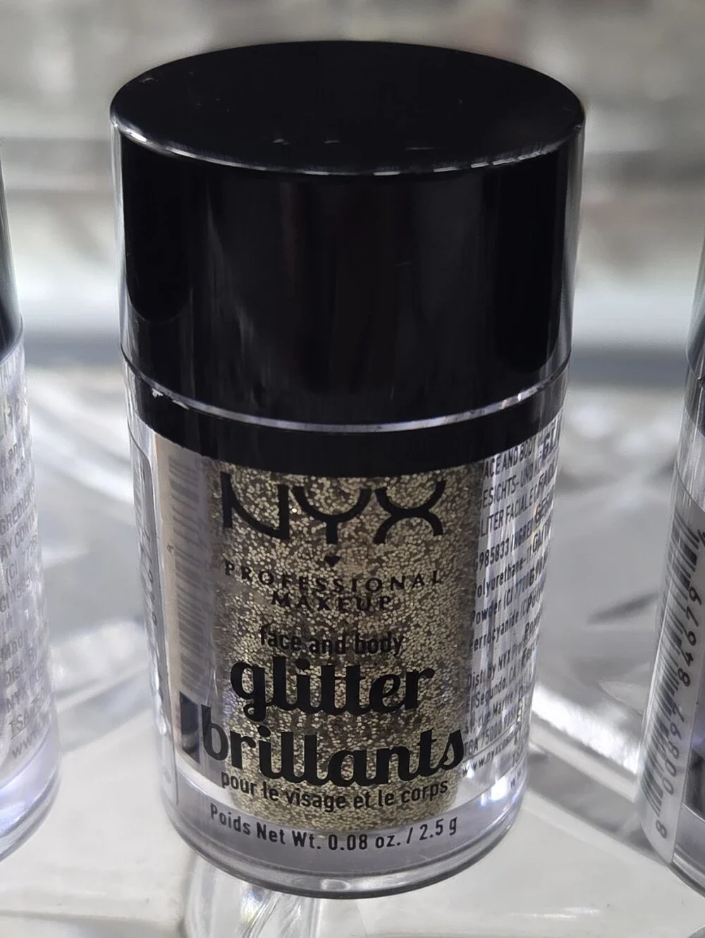 NYX Professional Makeup Face & Body Glitter Brilliants Lot of 5